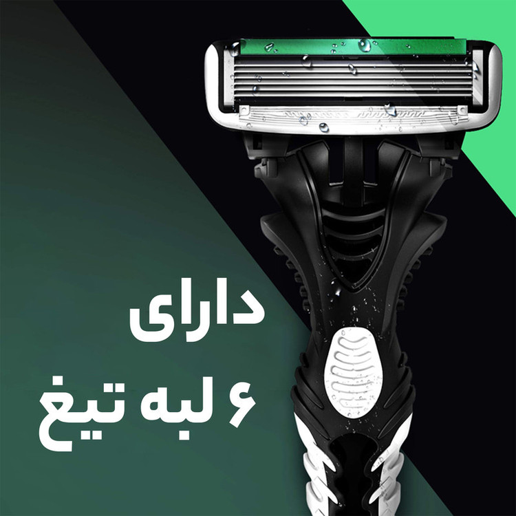 خود تراش دورکو مدل 6blade تحت لیسانس بسته 10 عددی