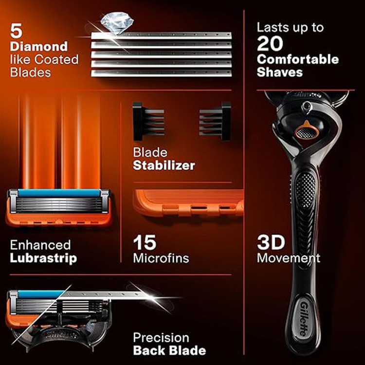 خود تراش ژیلت مدل Fusion 5 Proglide