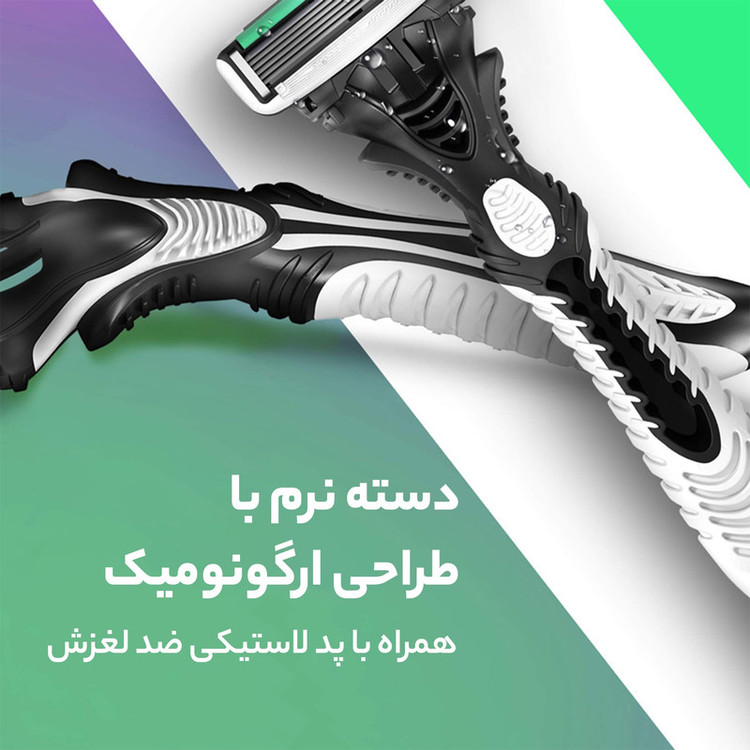 خودتراش دورکو مدل Pace 6 Disposable تحت لیسانس بسته 3 عددی