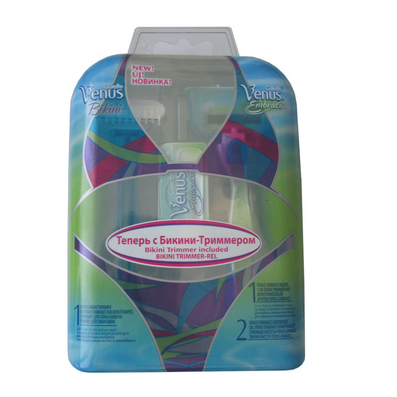 خود تراش ژیلت مدل Set Venus Bikini and Embrace به همراه 2 تیغ یدک