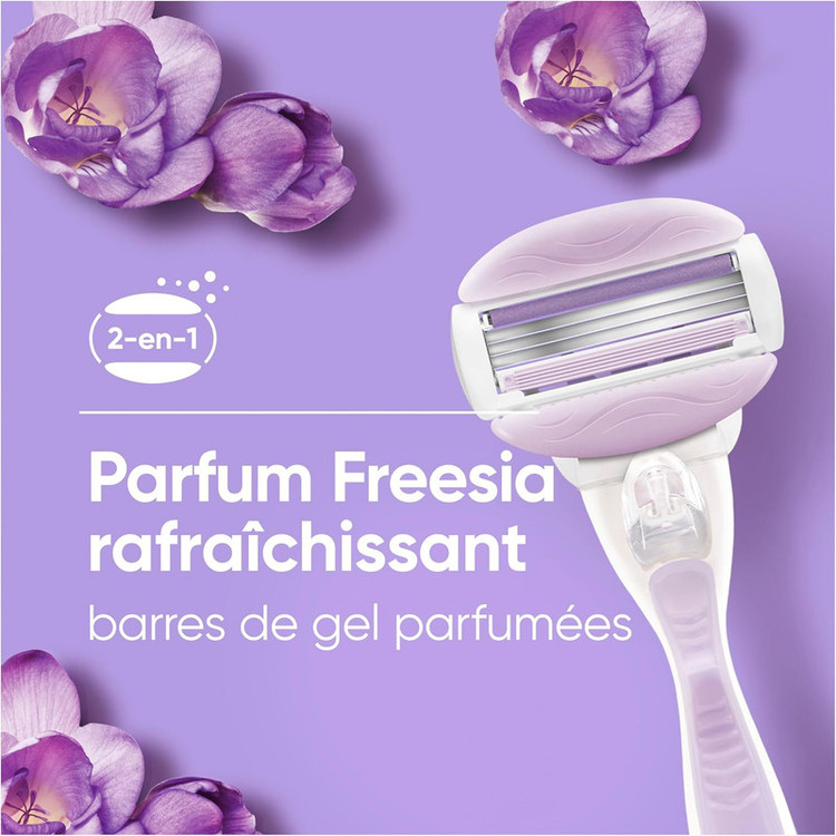 خود تراش ژیلت مدل Venus Comfortglide Breeze به همراه یدک بسته 4 عددی