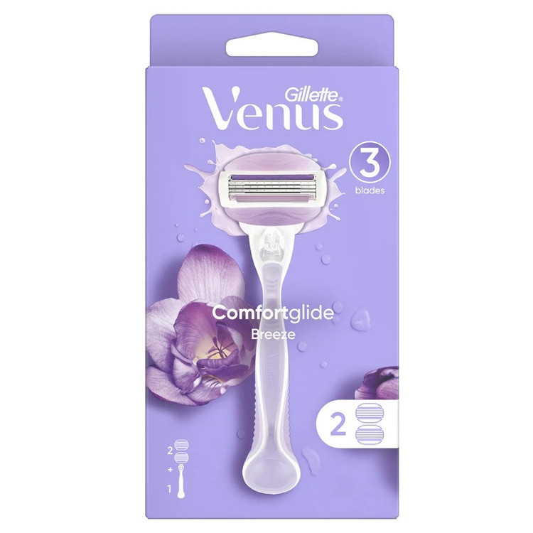 خود تراش ژیلت مدل Venus Comfortglide Breeze به همراه یدک بسته 4 عددی
