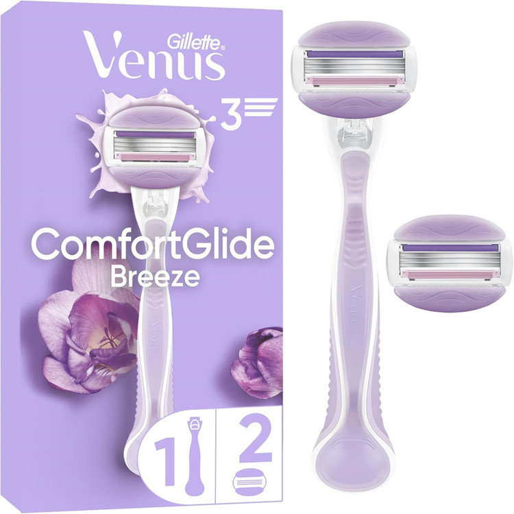 خود تراش ژیلت مدل Venus Comfortglide Breeze به همراه یدک بسته 4 عددی