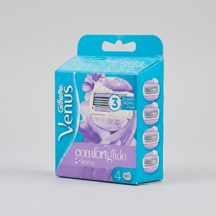 تیغ یدک ژیلت مدل Venus Comfortglide بسته 4 عددی