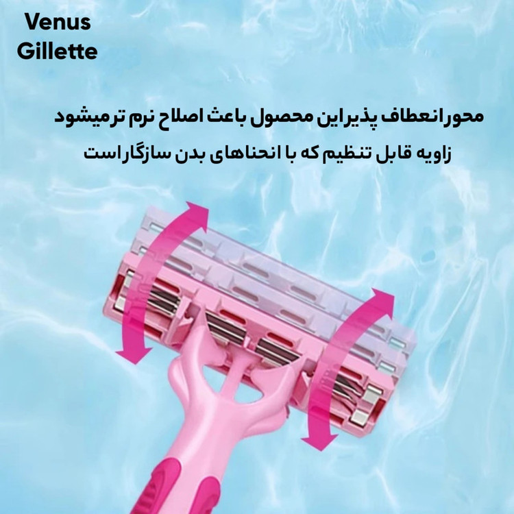 خودتراش ژیلت سری BASIC مدل SIMPLY VENUS 3