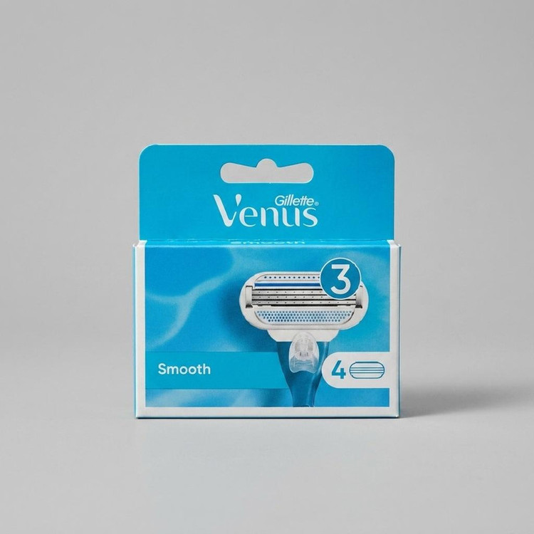 تیغ یدک ژیلت مدل Venus Smooth بسته 4 عددی