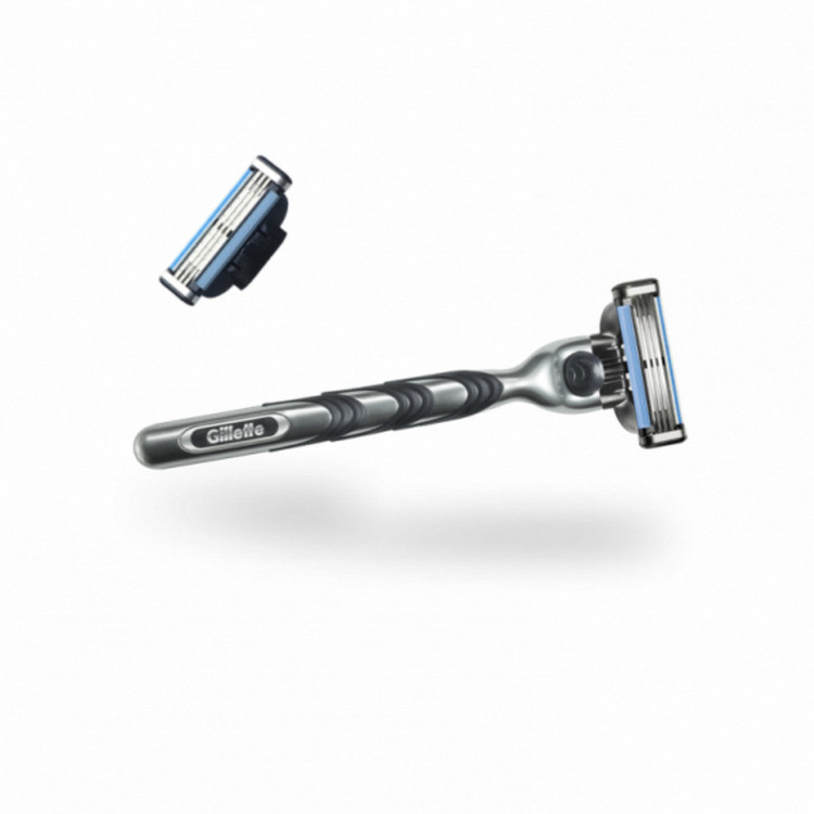 خودتراش و تیغ یدک ژیلت مدل MACH 3