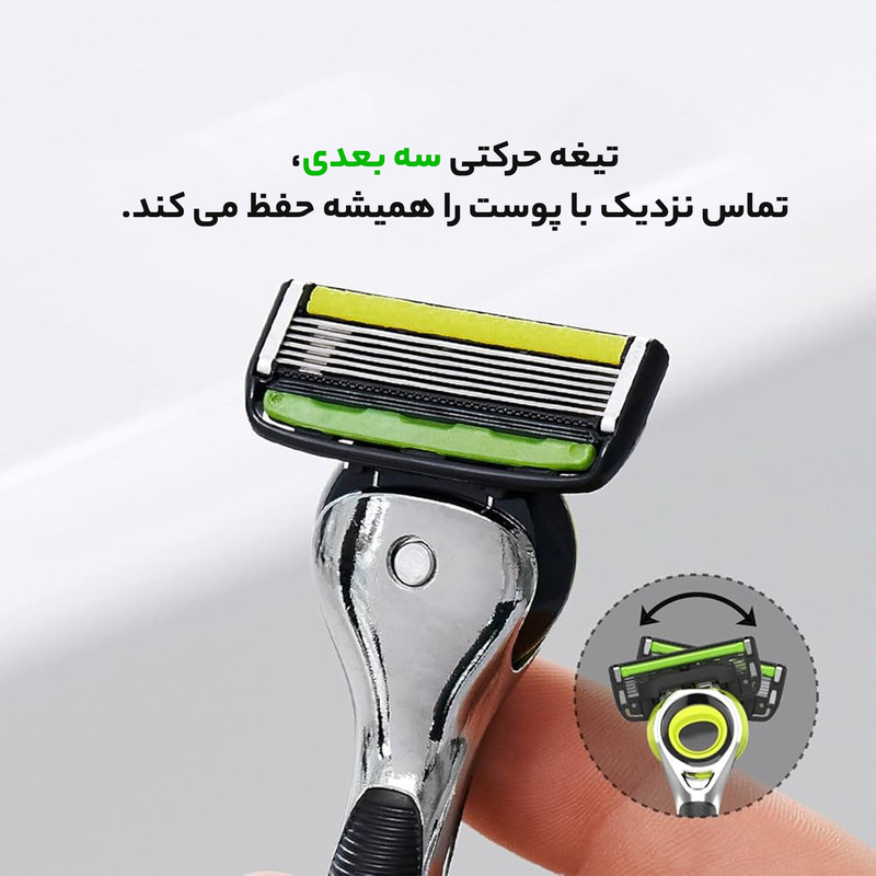 تیغ یدک دورکو مدل PACE 6 PRO 3D MOTION بسته 4 عددی
