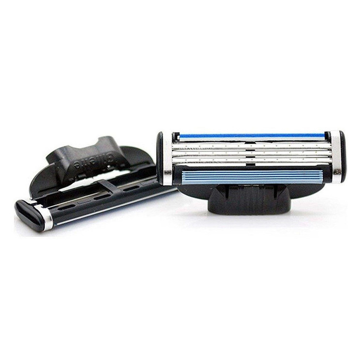 تیغ یدک ژیلت مدل Mach 3 Turbo بسته 3 عددی به همراه تیغ یدک مدل Fusion Proglide