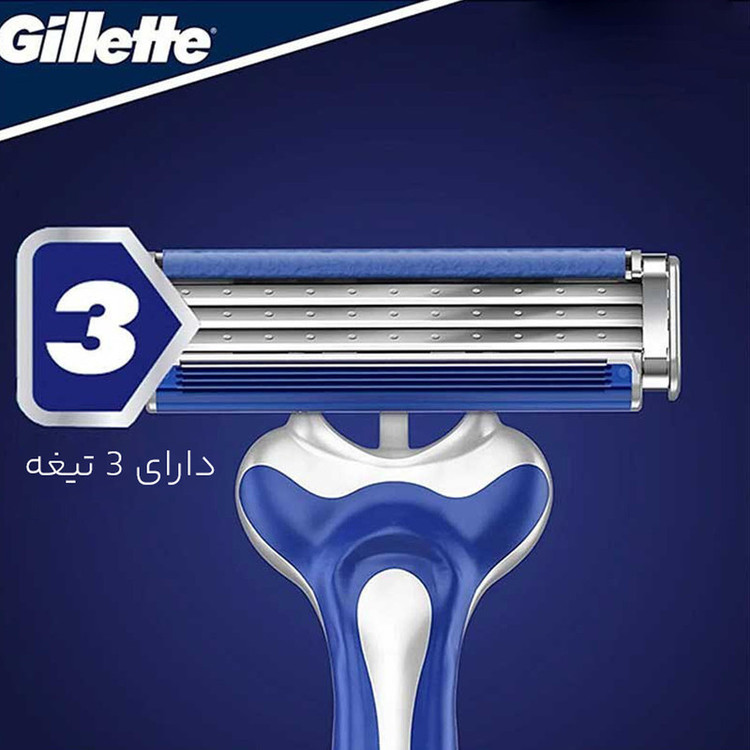خود تراش ژیلت مدل Blue 3 بسته 8 عددی