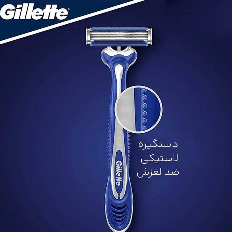 خود تراش ژیلت مدل Blue 3 بسته 8 عددی