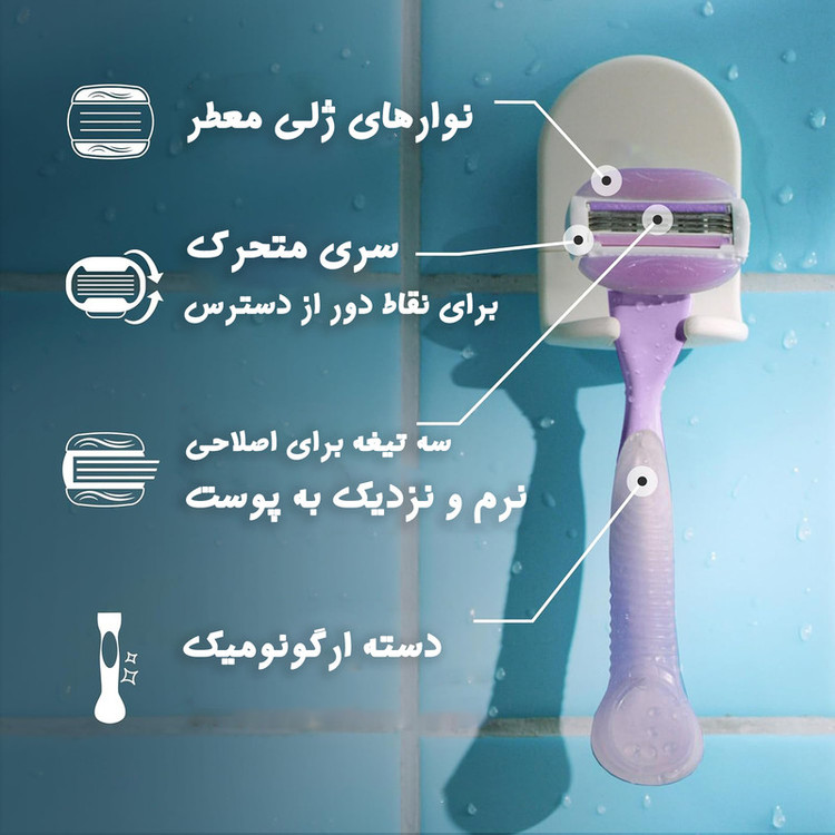 خود تراش ژیلت مدل Venus Breeze