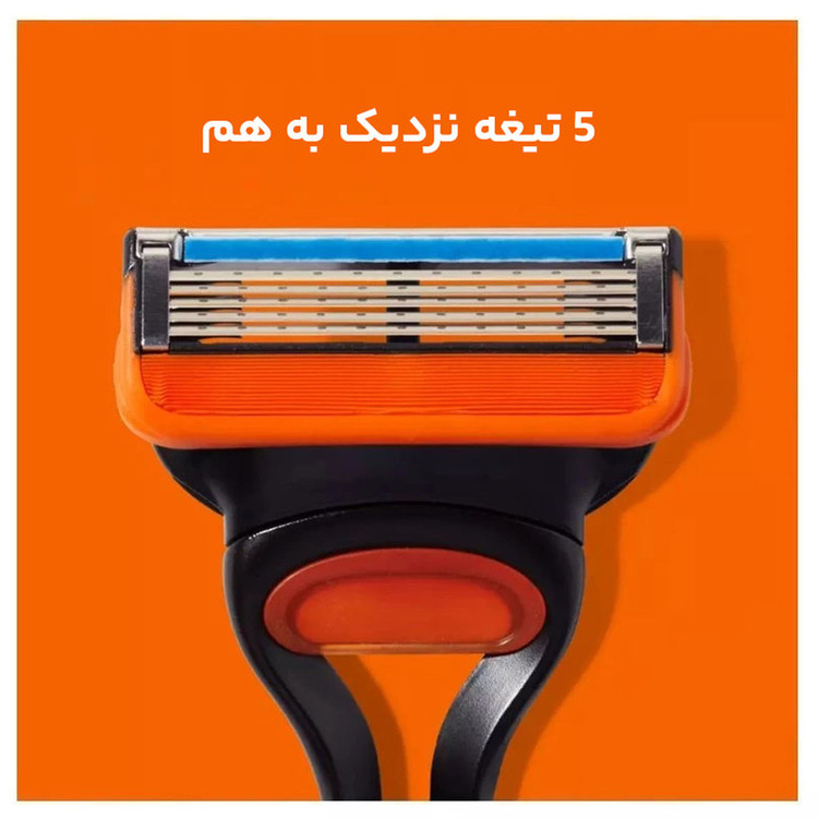 تیغ یدک ژیلت مدل Fusion5 Power بسته 4 عددی