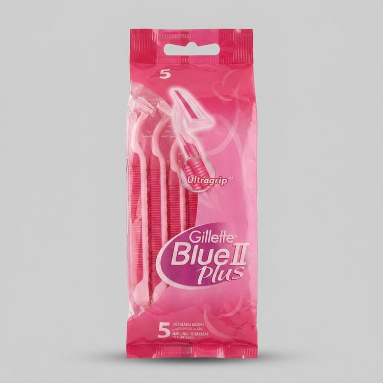 خود تراش ژیلت مدل BLUE 2 PLUS بسته 5 عددی