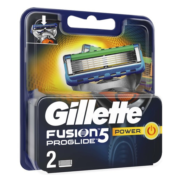 تیغ یدک ژیلت مدل Fusion5 Proglide Power بسته 2 عددی