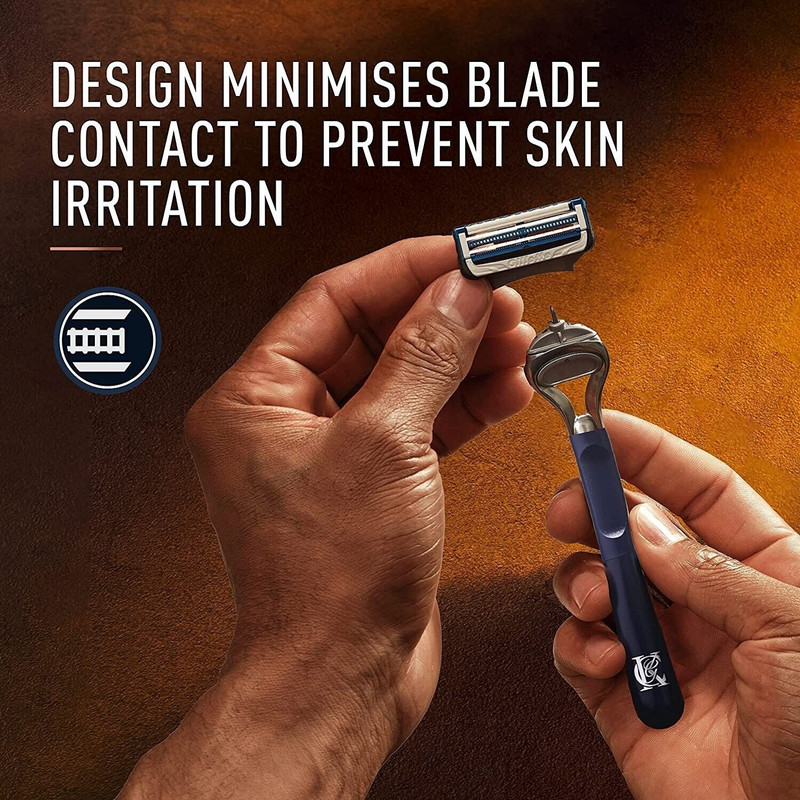 تیغ یدک ژیلت مدل NECK RAZOR BLADES بسته 3 عددی