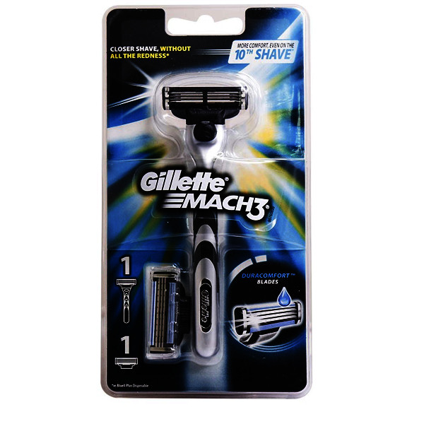 خود تراش و تیغ یدک ژیلت مدل Mach3 Shave