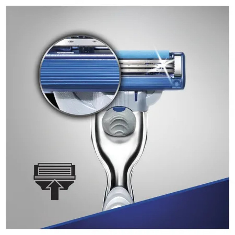 خود تراش ژیلت مدل MACH3 TURBO به همراه تیغ یدک