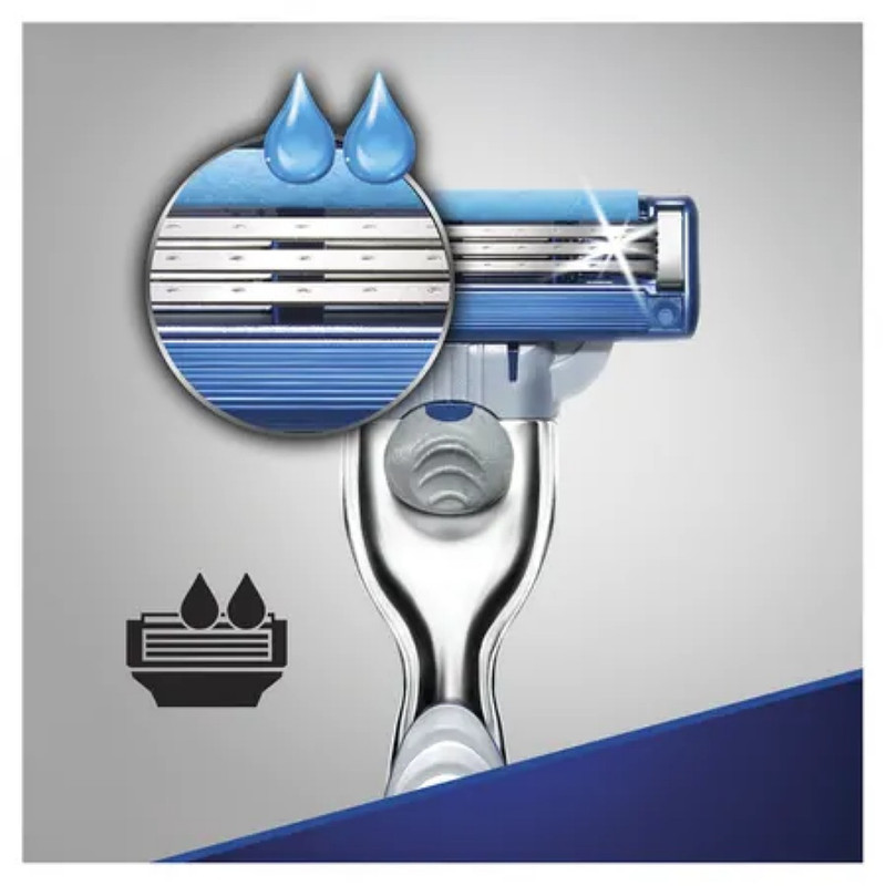 خود تراش ژیلت مدل MACH3 TURBO به همراه تیغ یدک