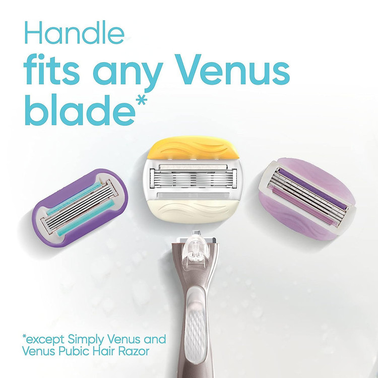 خود تراش ژیلت مدل Venus Comfortglide Coconut Scent Plus Olay به همراه تیغ یدک بسته 5 عددی