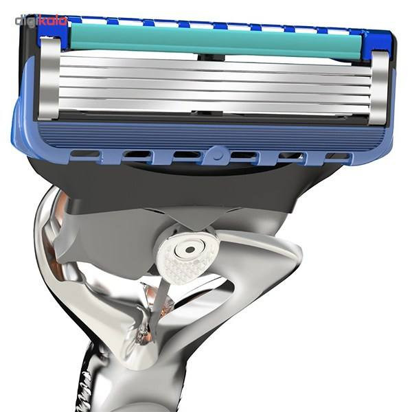 خود تراش ژیلت مدل Fusion Proglide Flexball به همراه تیغ یدک