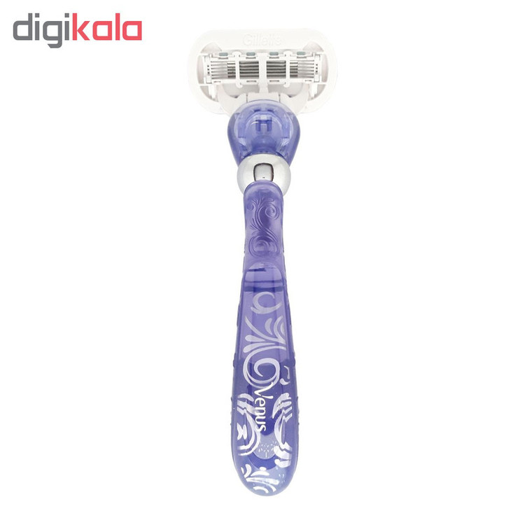خود تراش ژیلت مدل Venus Swiral به همراه تیغ یدک مدل SW0069 بسته 3 عددی