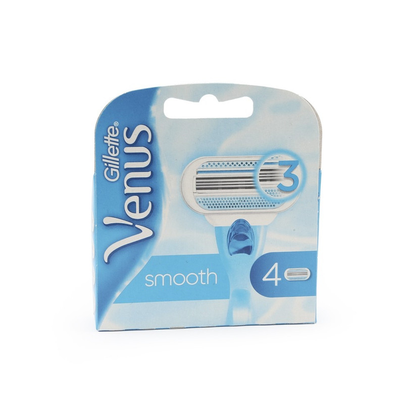 تیغ یدک ژیلت مدل Venus Smooth ‏بسته 4 عددی
