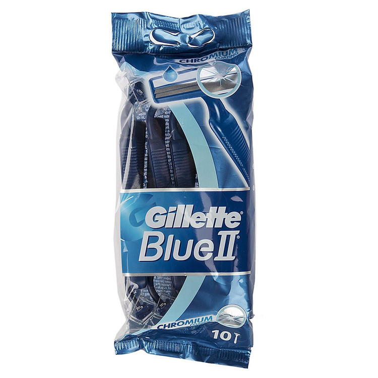 خود تراش ژیلت مدل Blue 2 بسته 10 عددی