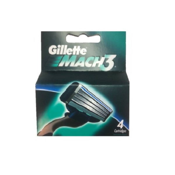 تیغ یدک ژیلت مدل MACH3 بسته 4 عددی