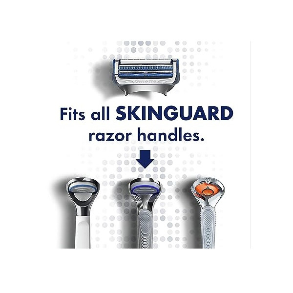 تیغ یدک ژیلت مدل SKINGUARD بسته 8 عددی