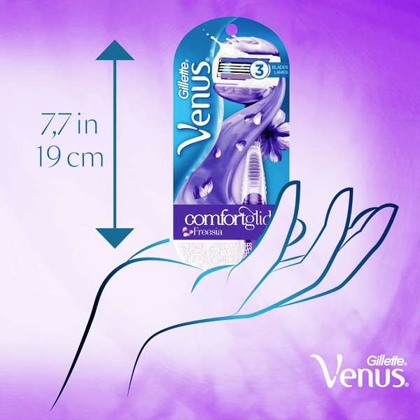 خودتراش ژیلت مدل comfortglide به همراه تیغ یدک