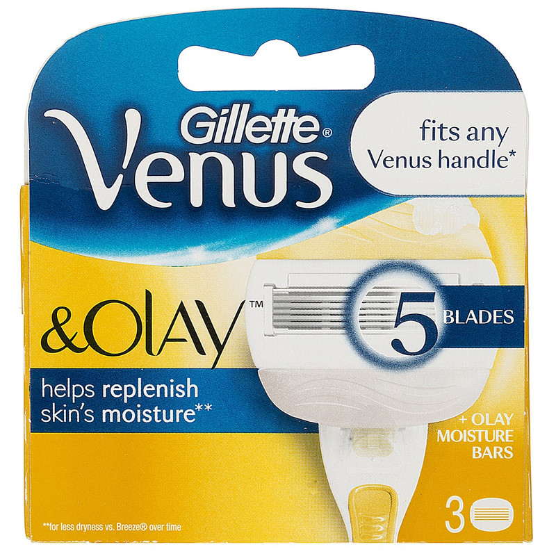 تیغ یدک ژیلت مدل Venus And Olay بسته 3 عددی