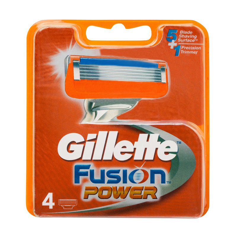 تیغ یدک ژیلت مدل Fusion Power بسته 4 عددی