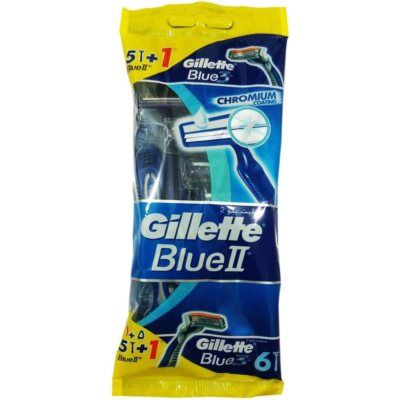 خودتراش ژیلت مدل Blue بسته 6 عددی