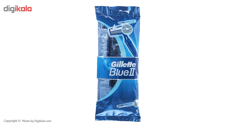 خود تراش ژیلت مدل Blue 2 بسته 5 عددی