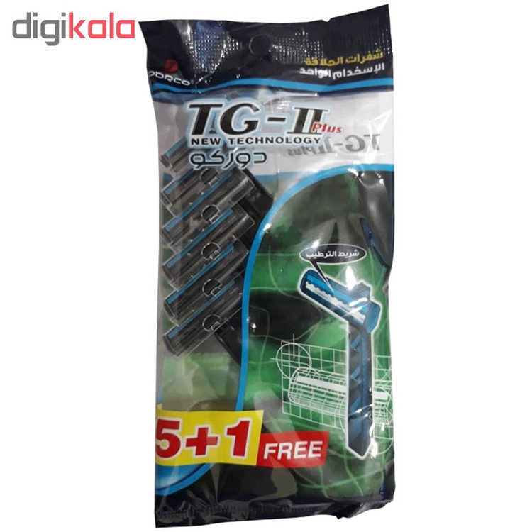 خودتراش دورکو مدل TG-II بسته 6 عددی