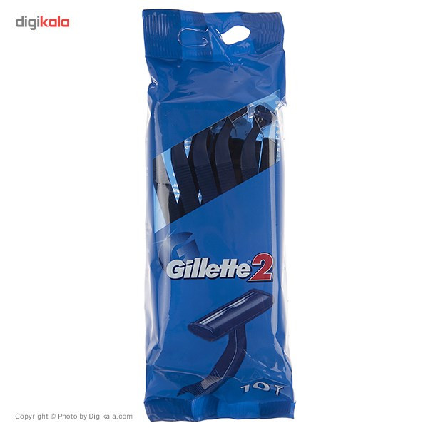خود تراش ژیلت مدل Gillette 2 بسته 5 عددی