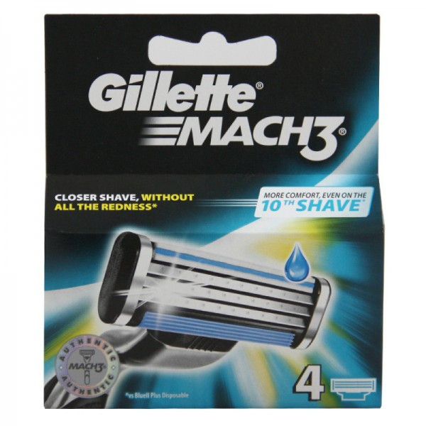 یدک اصلاح ژیلت مدل mach3 بسته 4 عددی