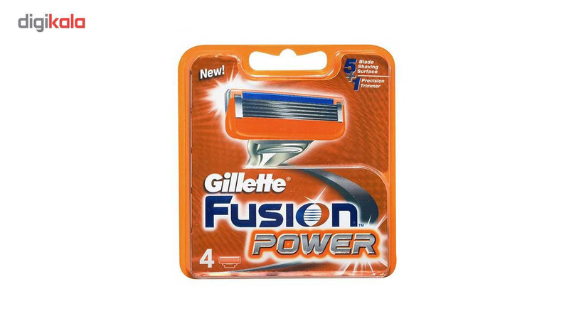 تیغ یدک ژیلت مدل Fusion بسته 4 عددی