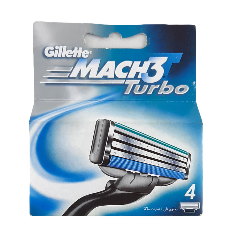 تیغ یدک ژیلت مدل Match 3 Turbo بسته 4 عددی