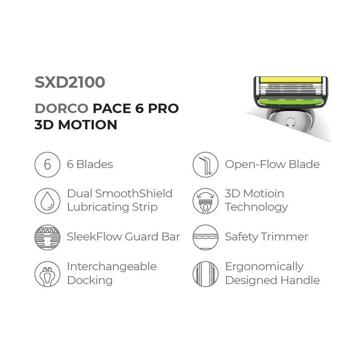 خود تراش دورکو مدل Pace 6 Pro 3D Motion تحت لیسانس
