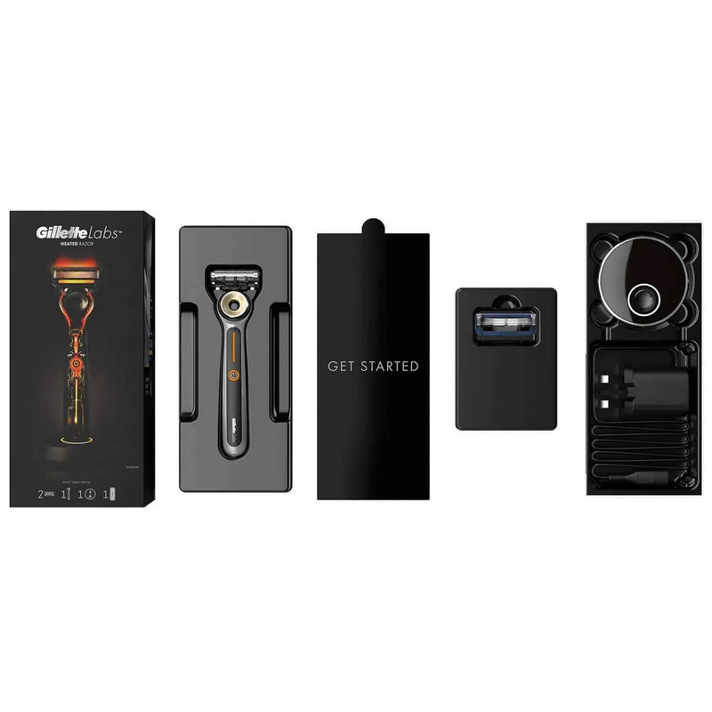 خودتراش ژیلت مدل Labs Heated Razor به همراه تیغ یدک