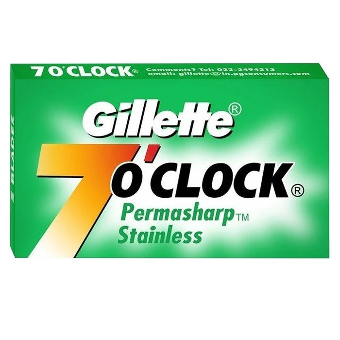 تیغ یدک ژیلت مدل 7 O clock بسته 100 عددی