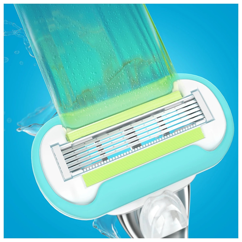 خود تراش ژیلت مدل Venus Extra Smooth Platinum به همراه تیغ یدک