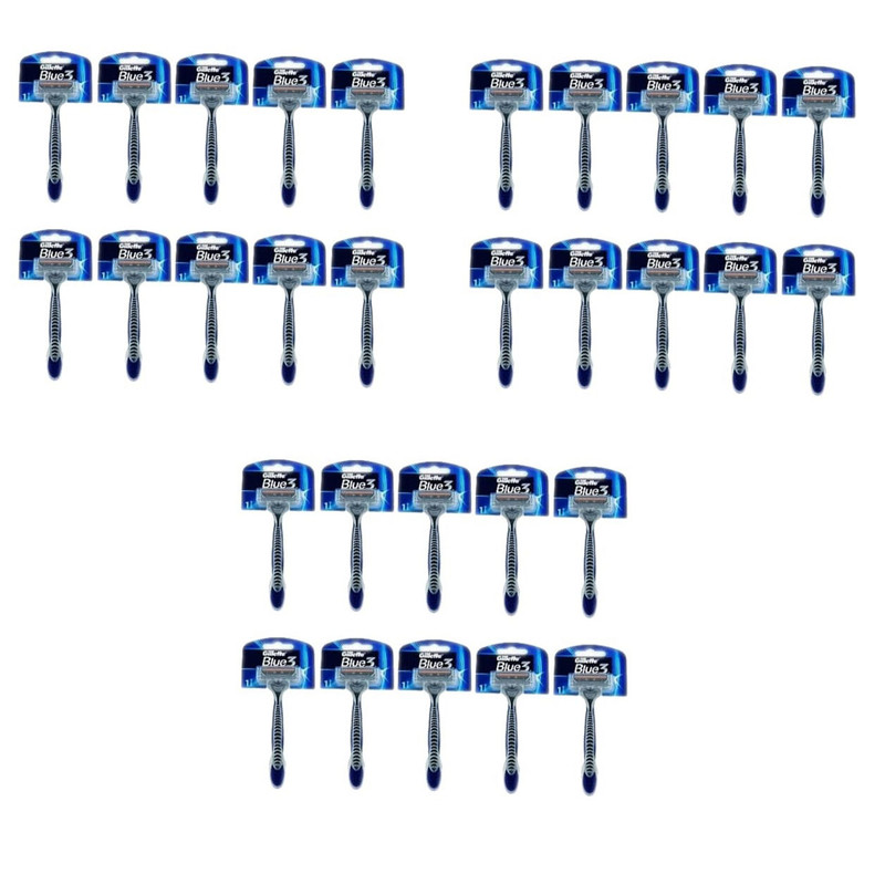 خود تراش ‏ژیلت مدل Blue 3 بسته 30 عددی