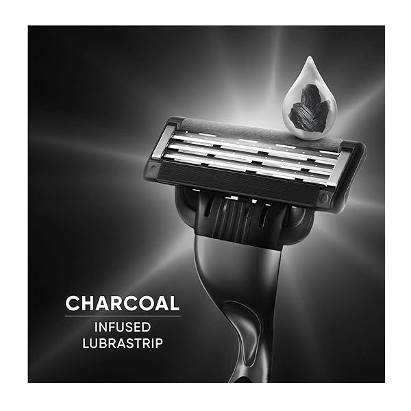 خود تراش ژیلت مدل MACH3 CHARCOAL