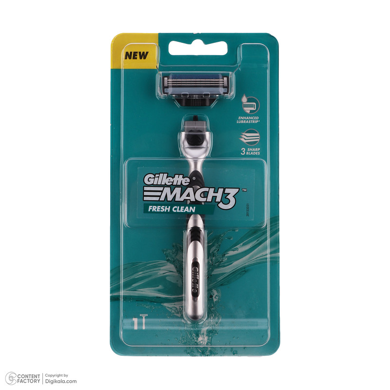 خود تراش ژیلت مدل Mach 3 به همراه یک یدک