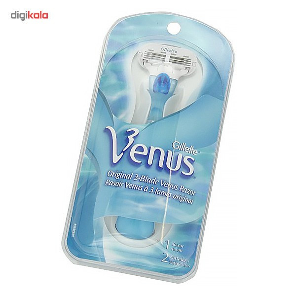 خود تراش ژیلت مدل Venus به همرای یک تیغ یدک
