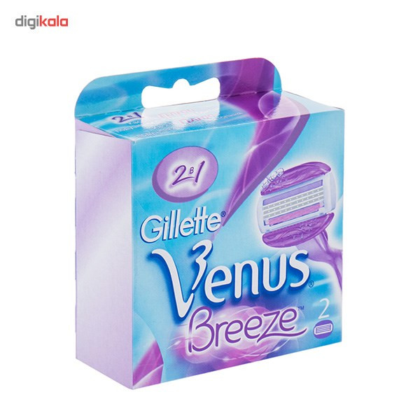 تیغ یدک 2 عددی ژیلت مدل Venus Breeze