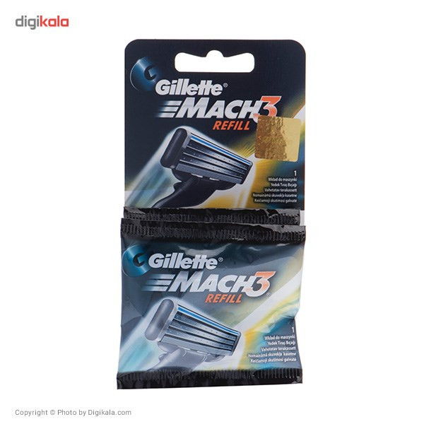تیغ یدک ژیلت مدل Mach 3 بسته 5 عددی